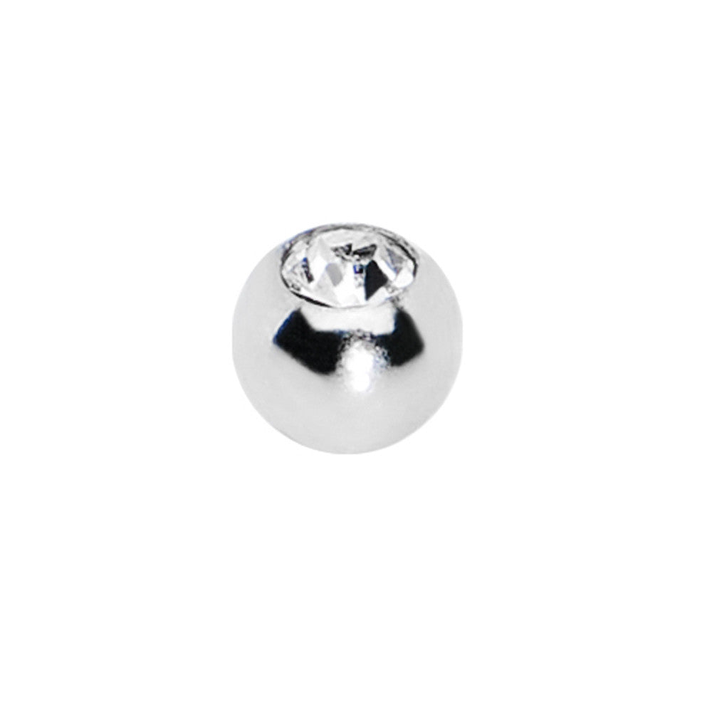 3mm Stainless Steel Clear Gem Replacement Ball