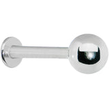 14 Gauge 3/8 Stainless Steel Labret with 5mm Ball
