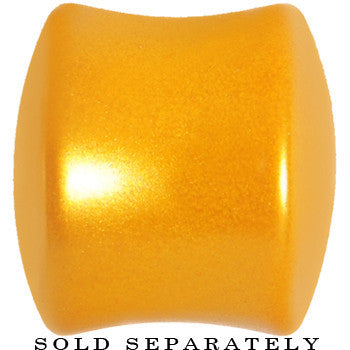 9/16 Honey Yellow Metallic Pearl Acrylic Saddle Plug