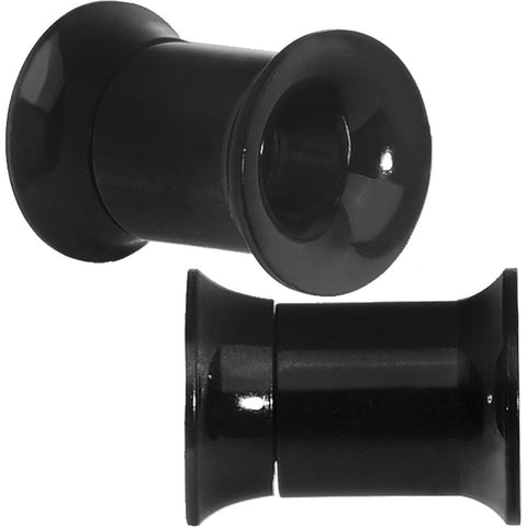 Luxe Modz Double Flared Screw Fit Flesh Tunnel – Implant Grade Titanium – Sold As A Pair