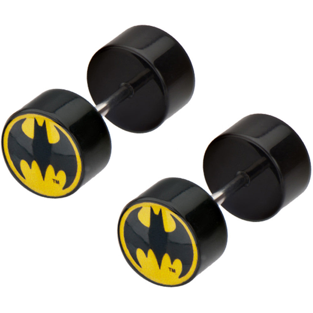 Batman Logo Cheater Plug Set
