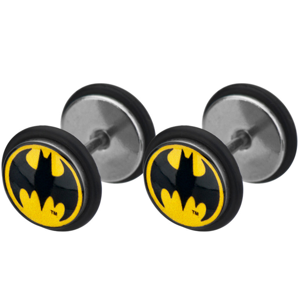 Stainless Steel Batman Cheater Plug Set