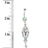 Aurora Courtly Grace Dangle Belly Ring