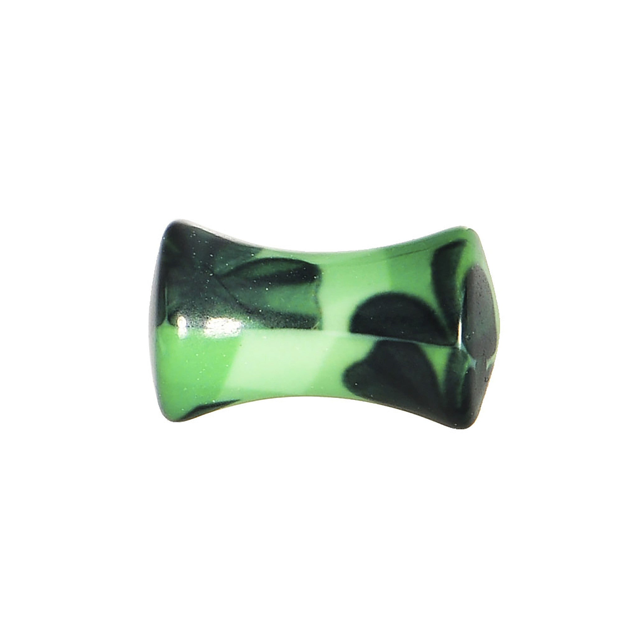 4G Green Acrylic Four Leaf Clover Field Saddle Plug