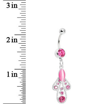 Pink Moonlit Enchantment Belly Ring