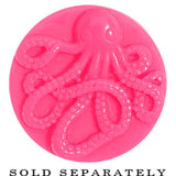 20mm Pink Acrylic Octopus Plug