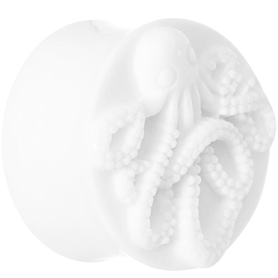 Octopus Plug In 20mm White Acrylic Octopus Plug