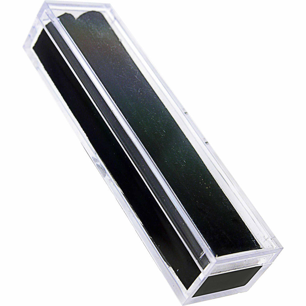 1x3.5 Clear Acrylic Gem Box with Black Velvet Lining