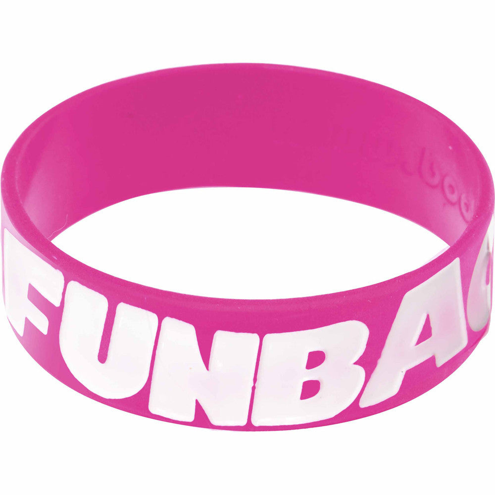 Pink White Funbags Awareness for Breast Cancer Bracelet