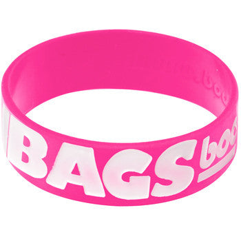 Pink White Funbags Awareness for Breast Cancer Bracelet