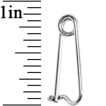 16 Gauge Surgical Steel Safety Pin Earring