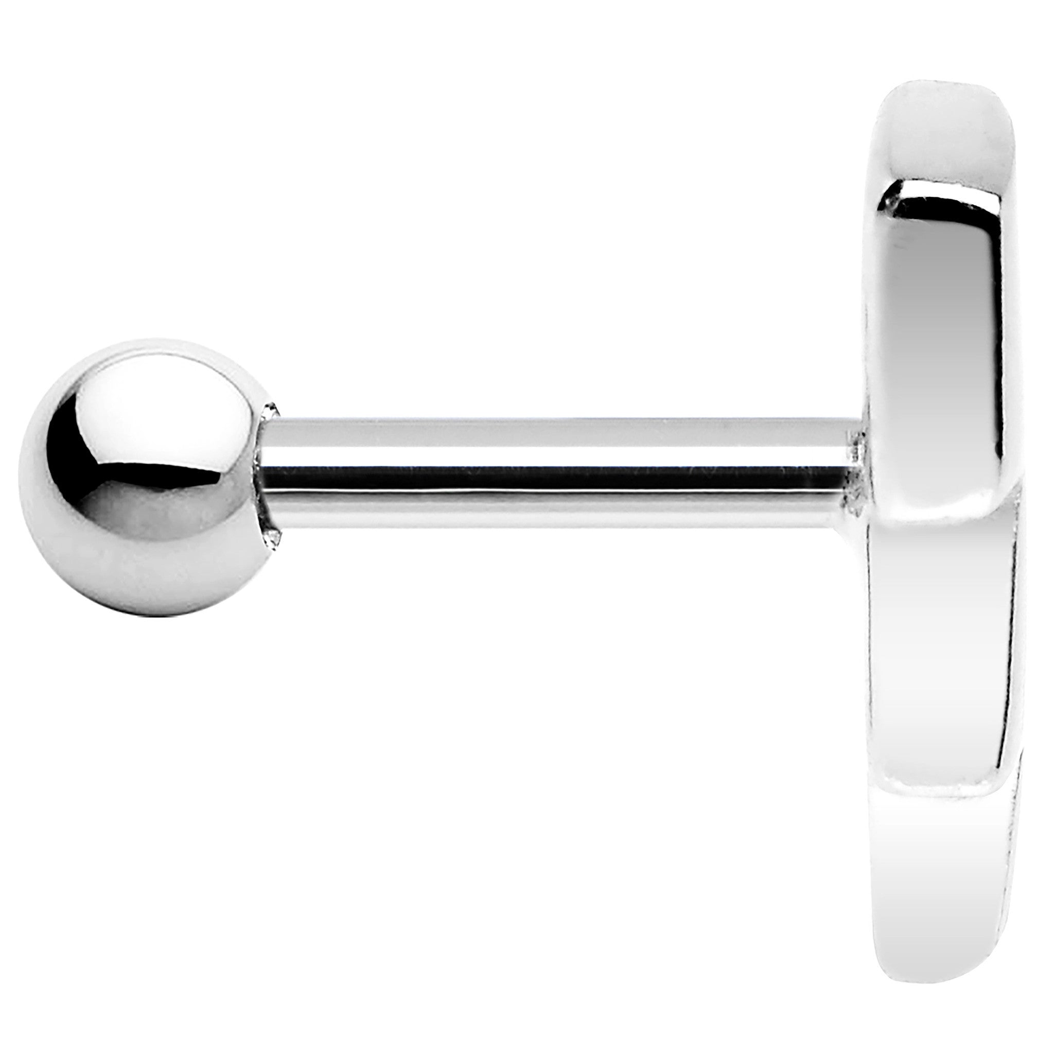 Silver 925 Lightning Bolt Cartilage Tragus Earring