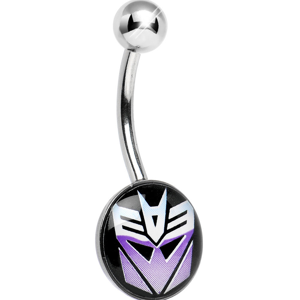 Licensed Decepticon Transformer Belly Ring