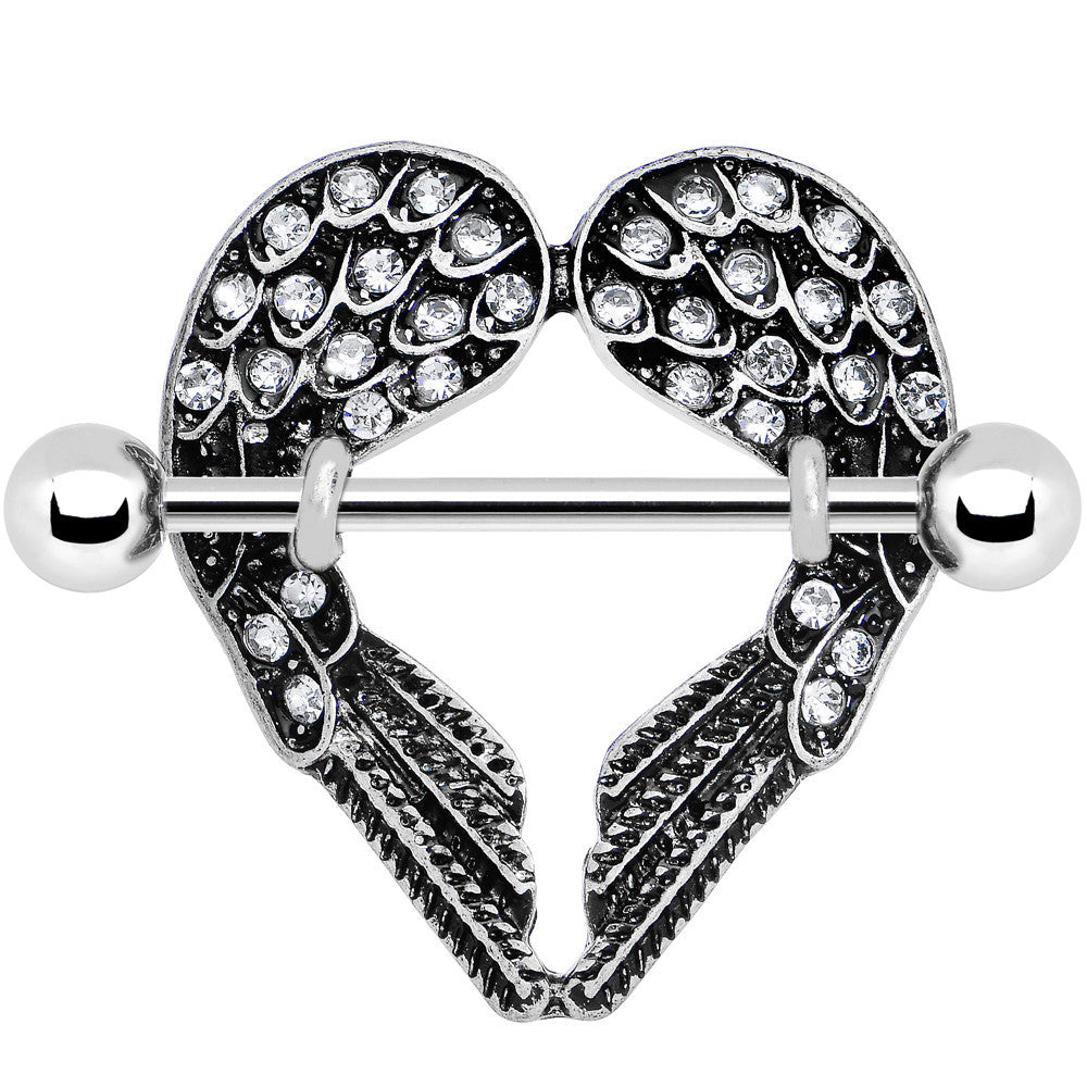 Crystalline Gem Angel Wings Nipple Shield Set