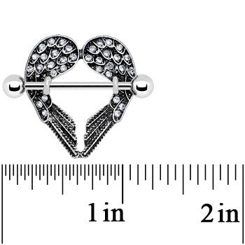 Crystalline Gem Angel Wings Nipple Shield Set