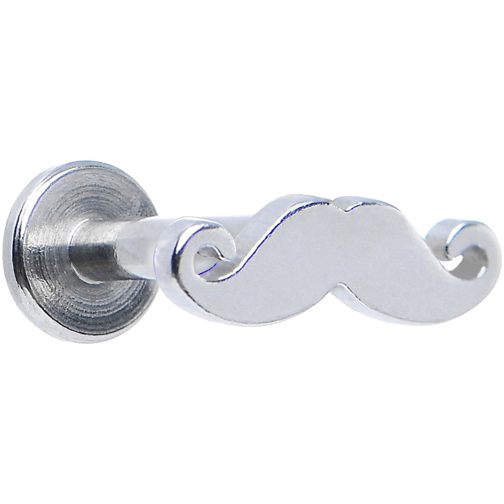 16G 5/16 Steel Handlebar Mustache Labret Monroe Tragus