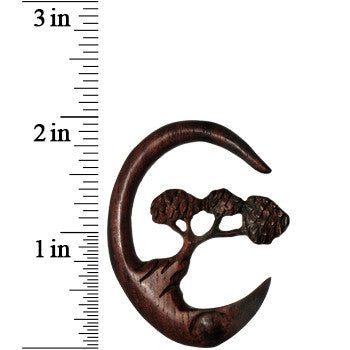 4G Organic Sono Wood Bonsai Tree Hanger Plug Set