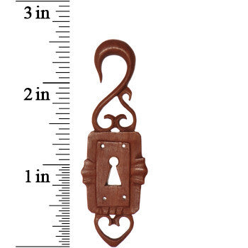 4G Organic Sabo Wood Lock Box Hanger Plug Set