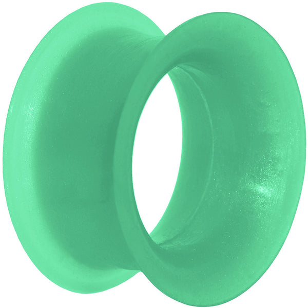 3/4  Green Pearlescent Silicone Hollow Tunnel