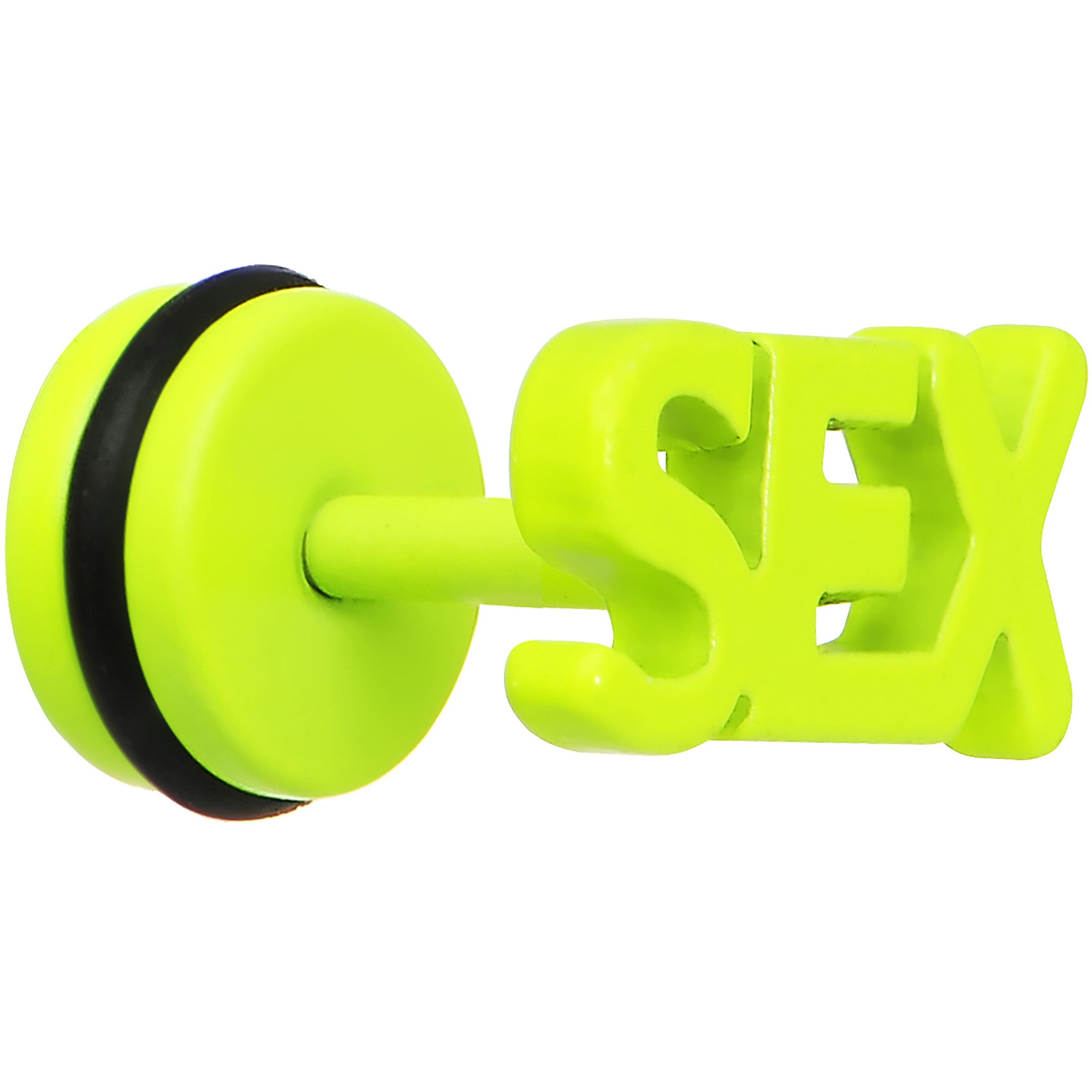 Light Green Neon Enamel Sex Cheater Plug