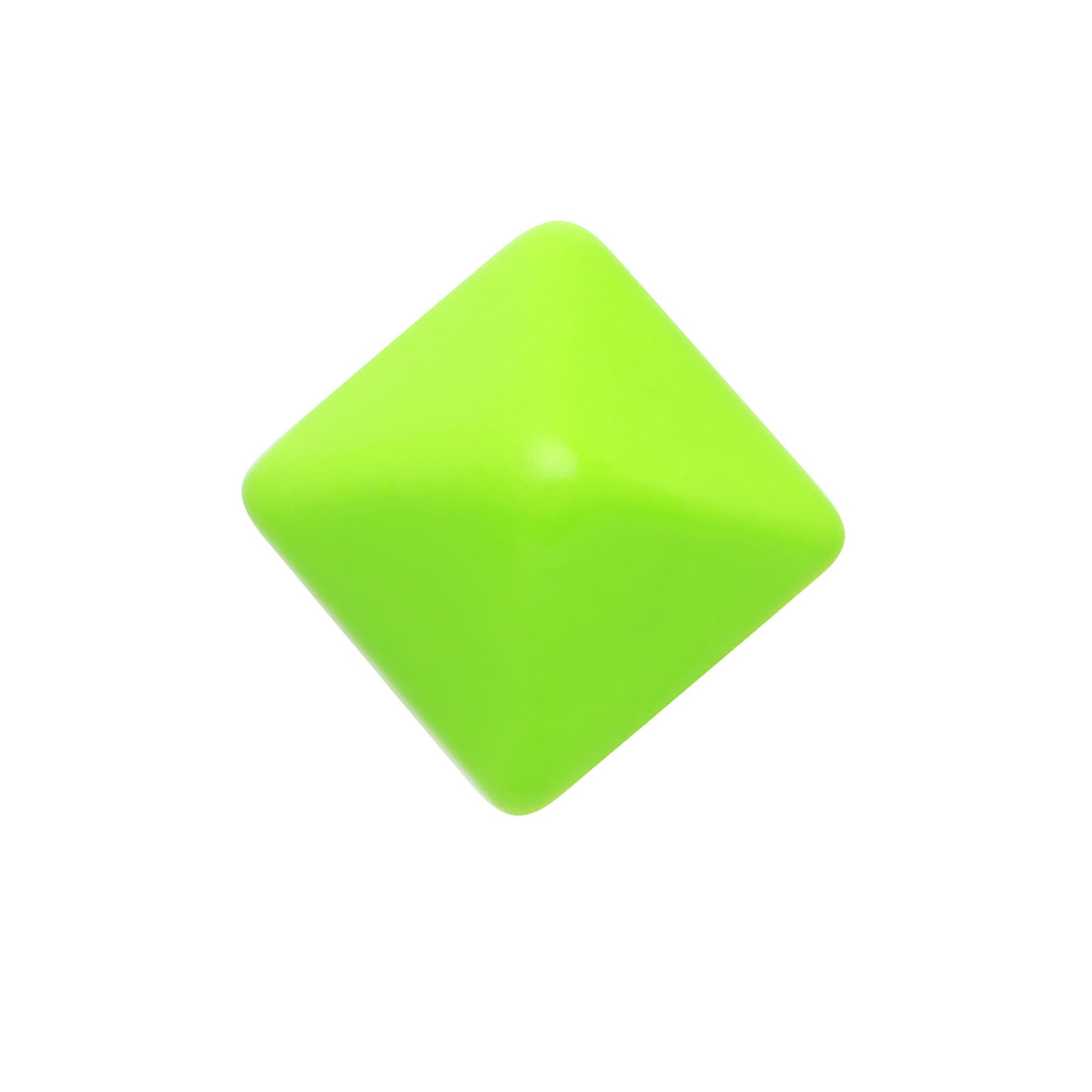 Green Neon Enamel Pyramid Cheater Plug