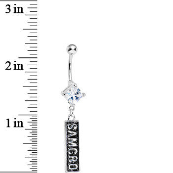 Licensed Sons of Anarchy Motorcycle Club Dangle Belly Ring