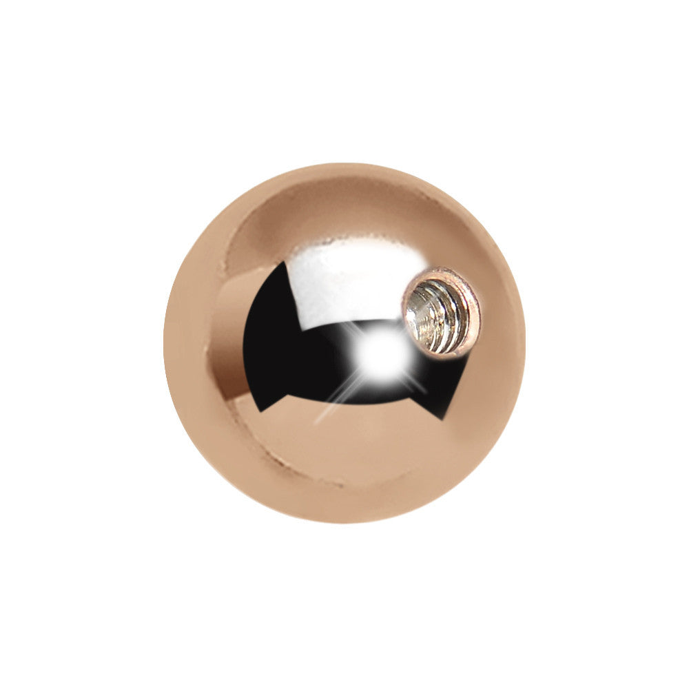 2.5mm Rose Gold Plated Replacement Ball