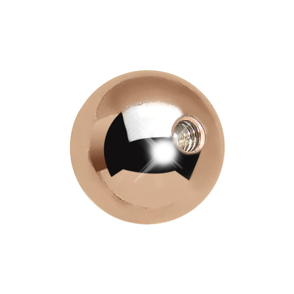 4mm Rose Gold Plated Replacement Ball