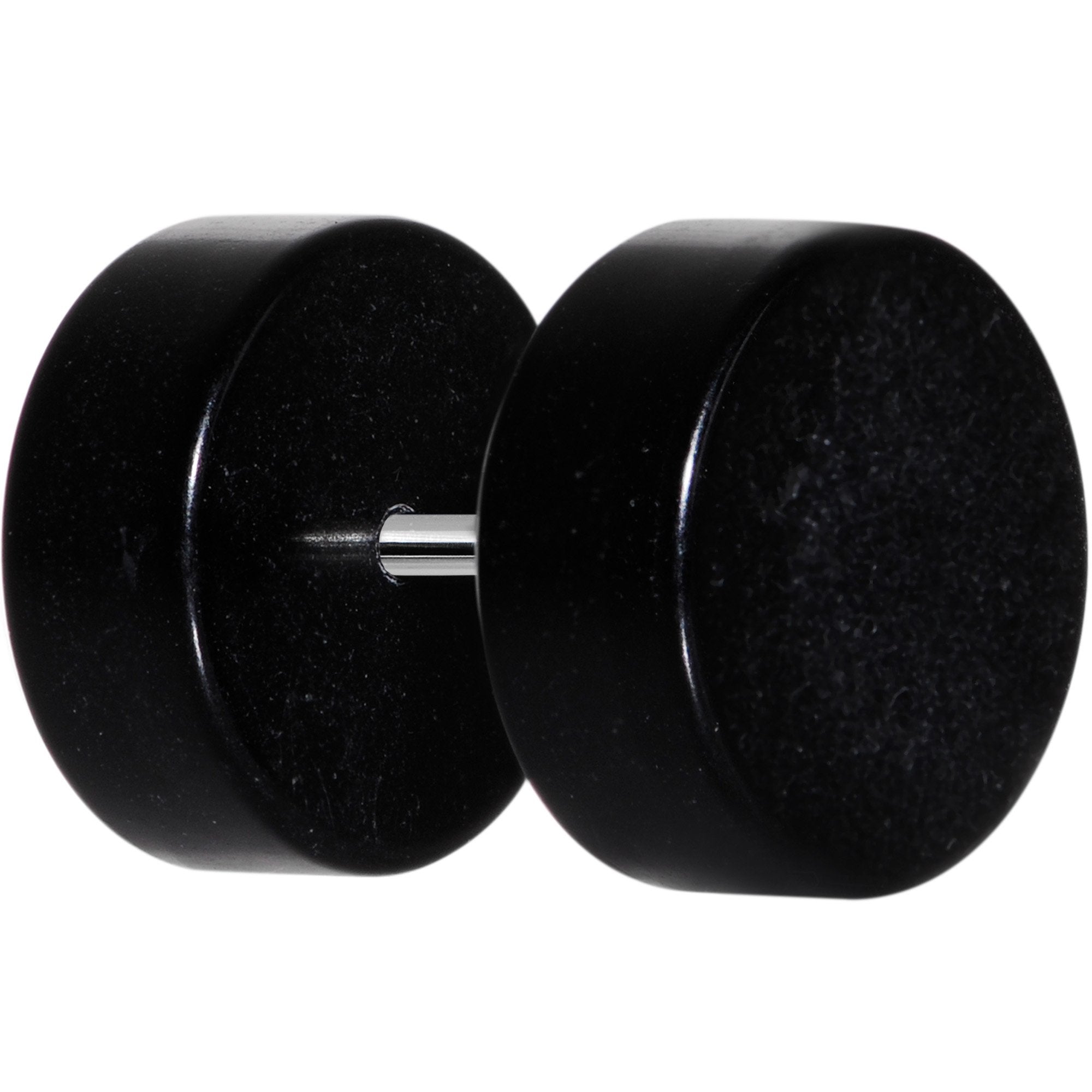 Black Acrylic Cheater Plug Set Looks Like 00G