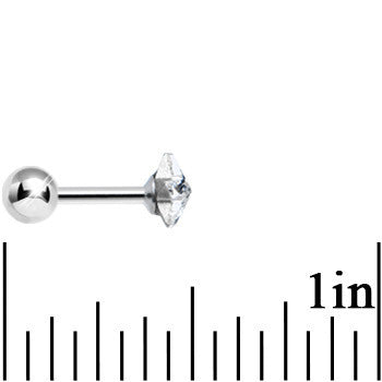 18 Gauge 1/4 Crystalline Gem Gleaming Star Tragus Cartilage Earring