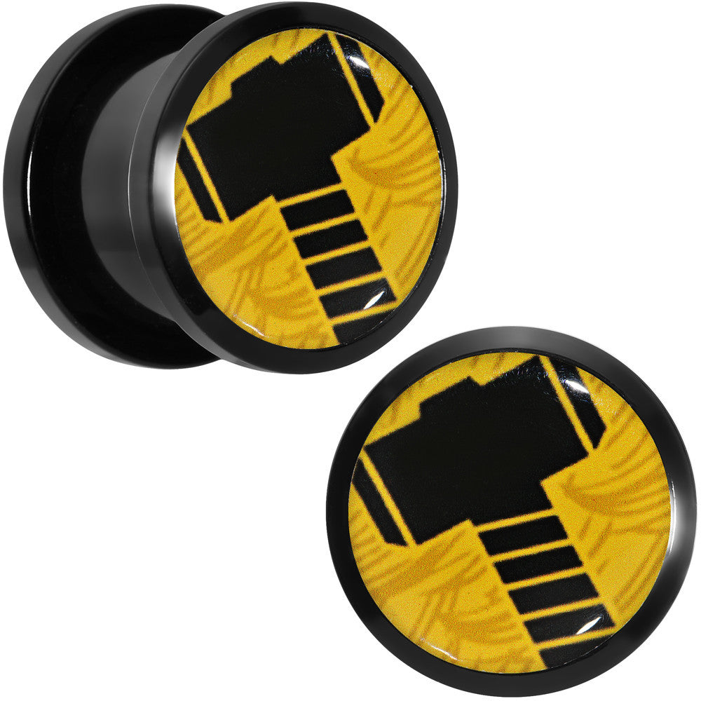 1/2 Licensed Hammer of Thor Acrylic Screw Fit Plugs Set