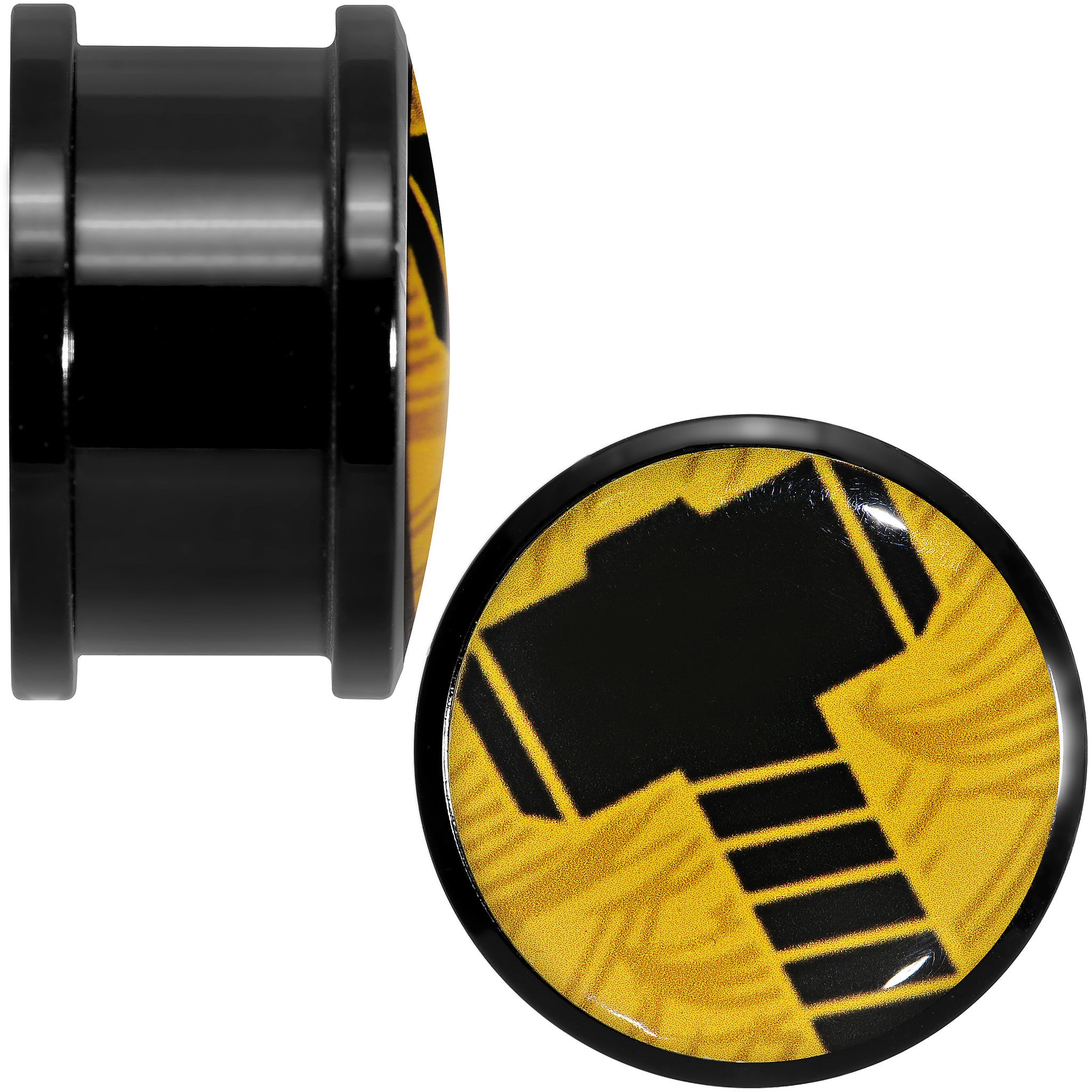 3/4 Licensed Hammer of Thor Acrylic Screw Fit Plugs Set