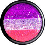 18mm Multi Pink Acrylic Perfectly Rosy Glitter Single Flare Plug