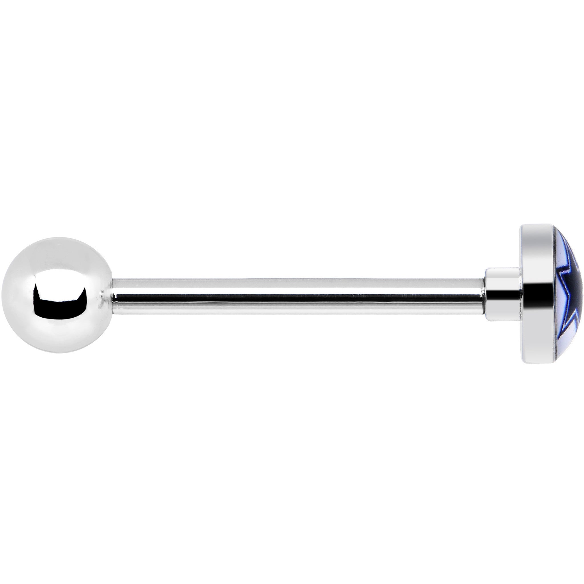 Officially Licensed NFL Dallas Cowboys Barbell Tongue Ring