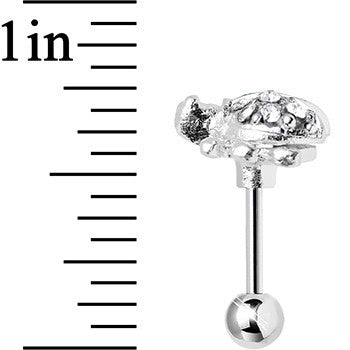 Clear Gem Lovely Ladybug Tragus Cartilage Earring