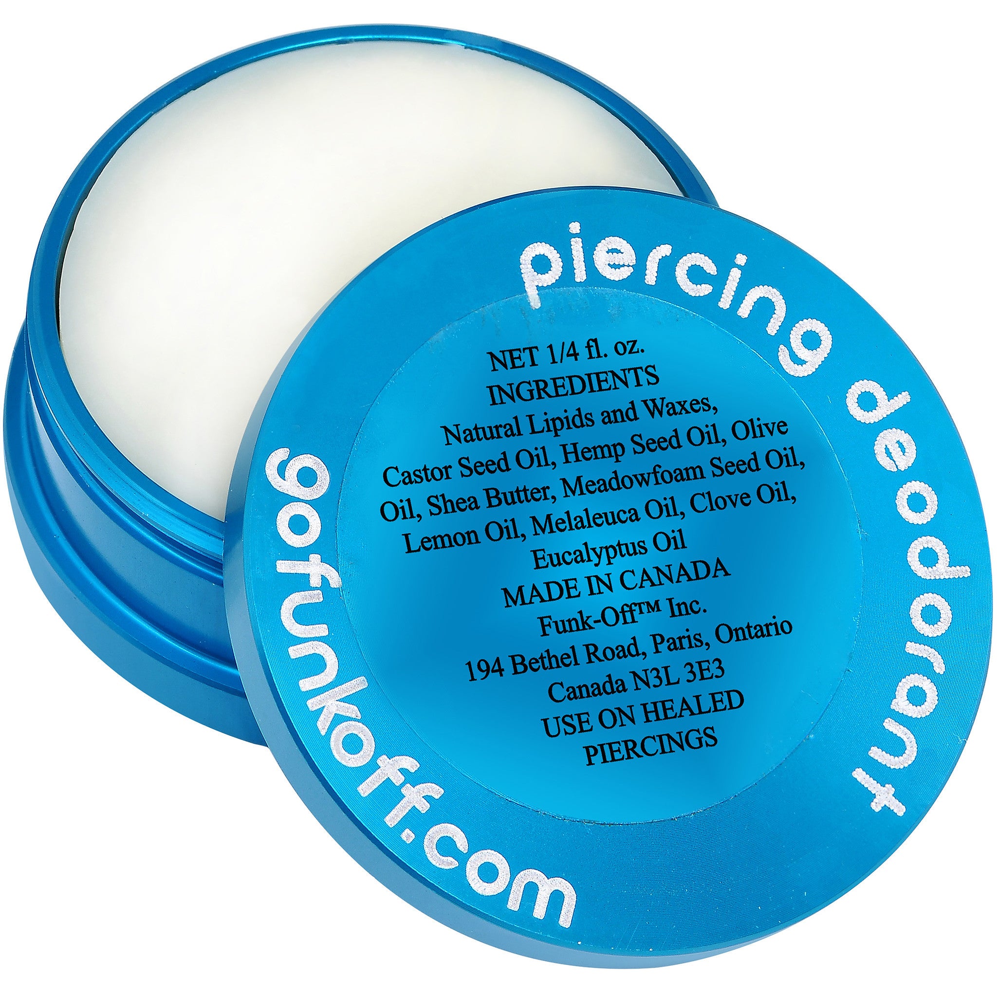 Clear Gem Aqua Funk-Off Piercing Deodorant