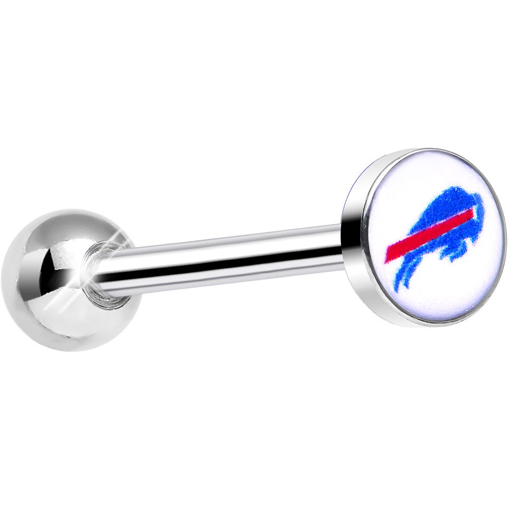 Officially Licensed NFL Buffalo Bills Barbell Tongue Ring