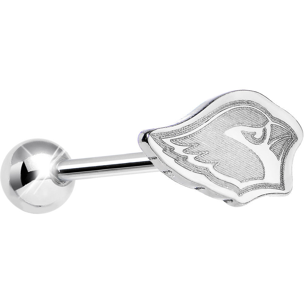 Officially Licensed NFL Cut Out Arizona Cardinals Barbell Tongue Ring