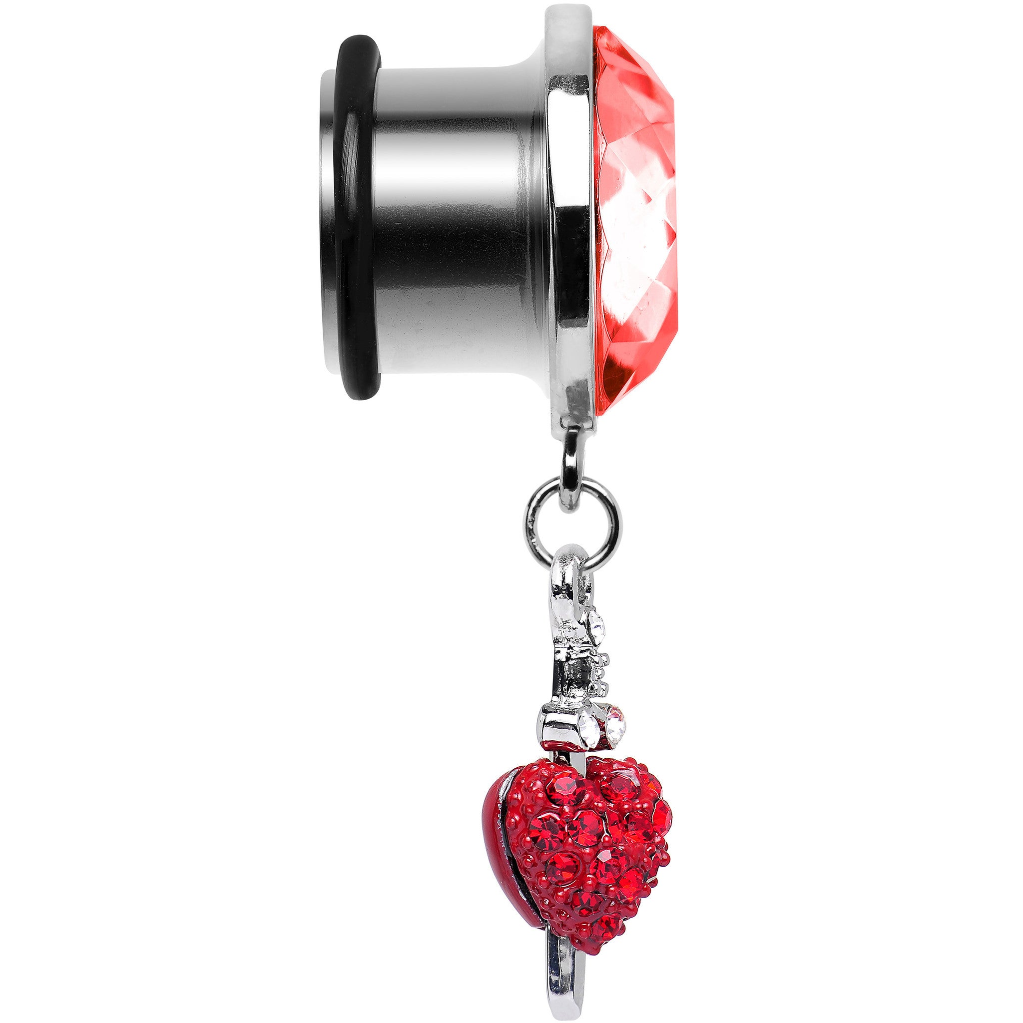 9/16 Red Gem Sword and Paved Heart Steel Plug