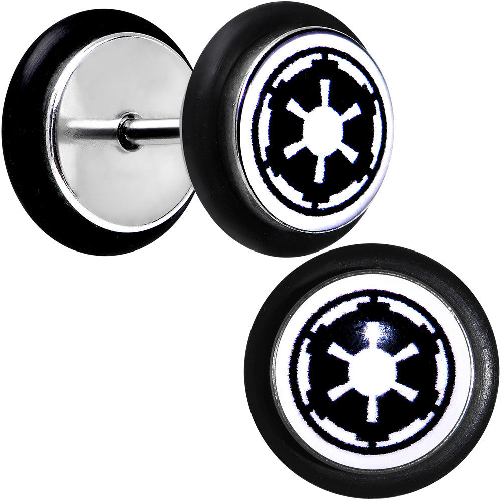 Licensed Star Wars Galactic Empire Symbol Cheater Plug Set