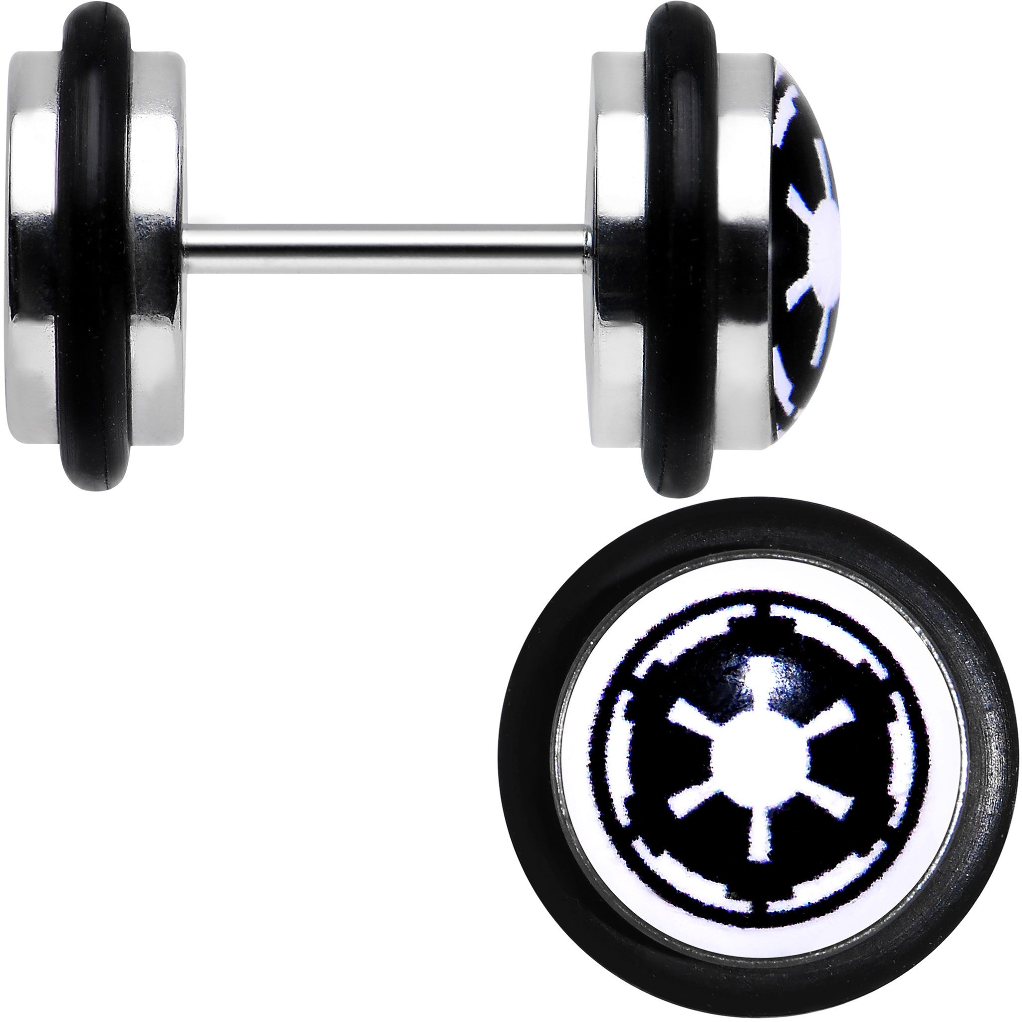 Licensed Star Wars Galactic Empire Symbol Cheater Plug Set
