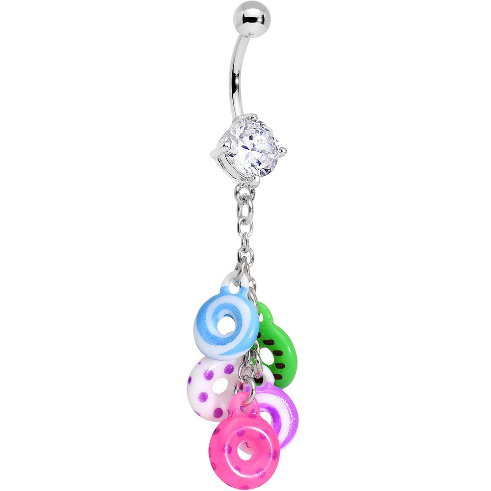 Dangling Donuts Dangle Belly Ring