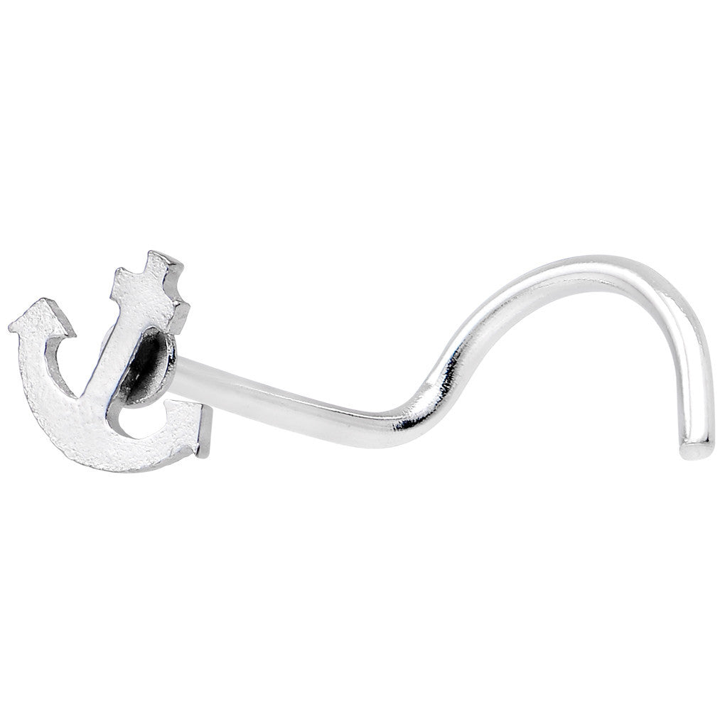 316L Stainless Steel Anchor Nose Ring