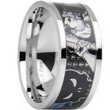 Officially Licensed Marvel Punisher Steel Printed Comic Ring