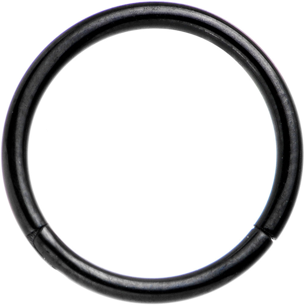 16 Gauge 3/8 Black PVD Hinged Segment Ring