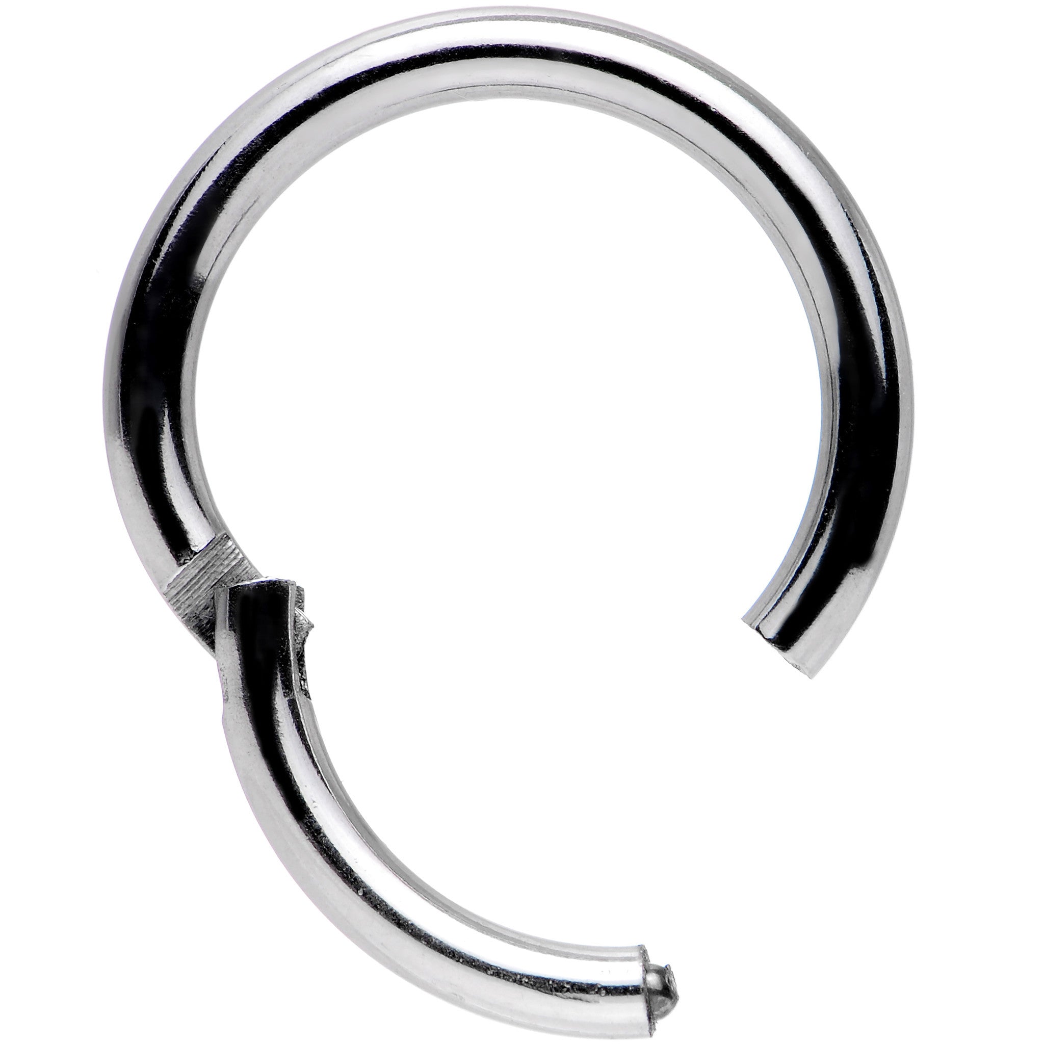 14 Gauge 3/8 Stainless Steel Hinged Segment Ring