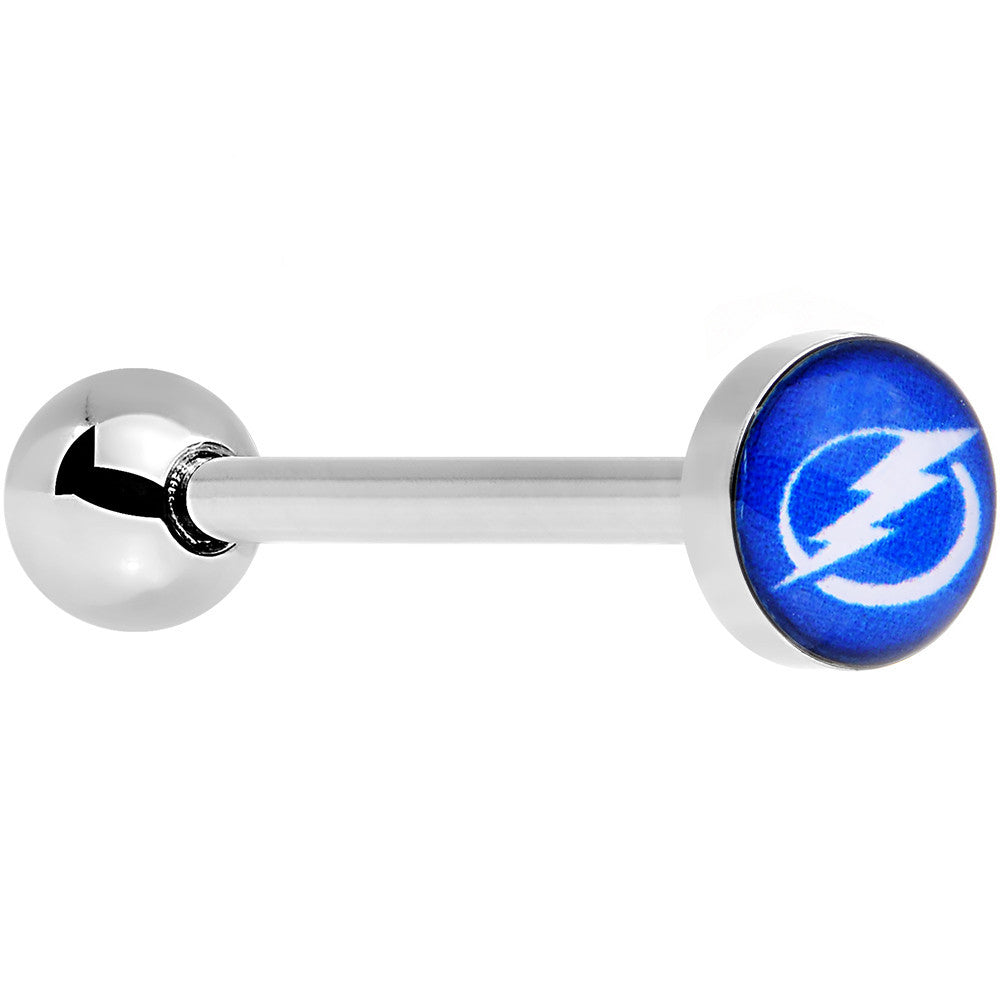 Officially Licensed NHL Tampa Bay Lightning Logo Tongue Ring
