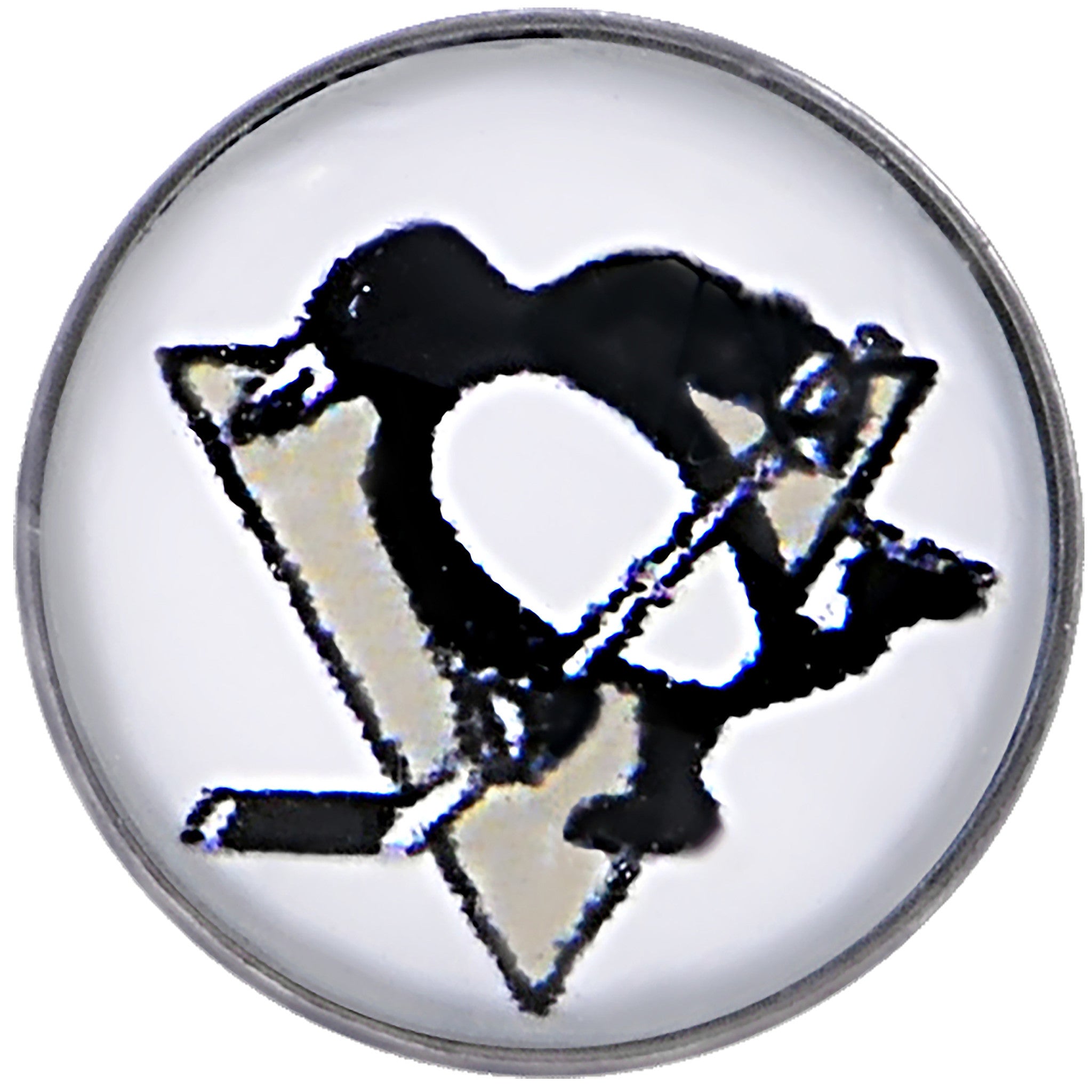 Officially Licensed NHL Pittsburgh Penguins Logo Tongue Ring