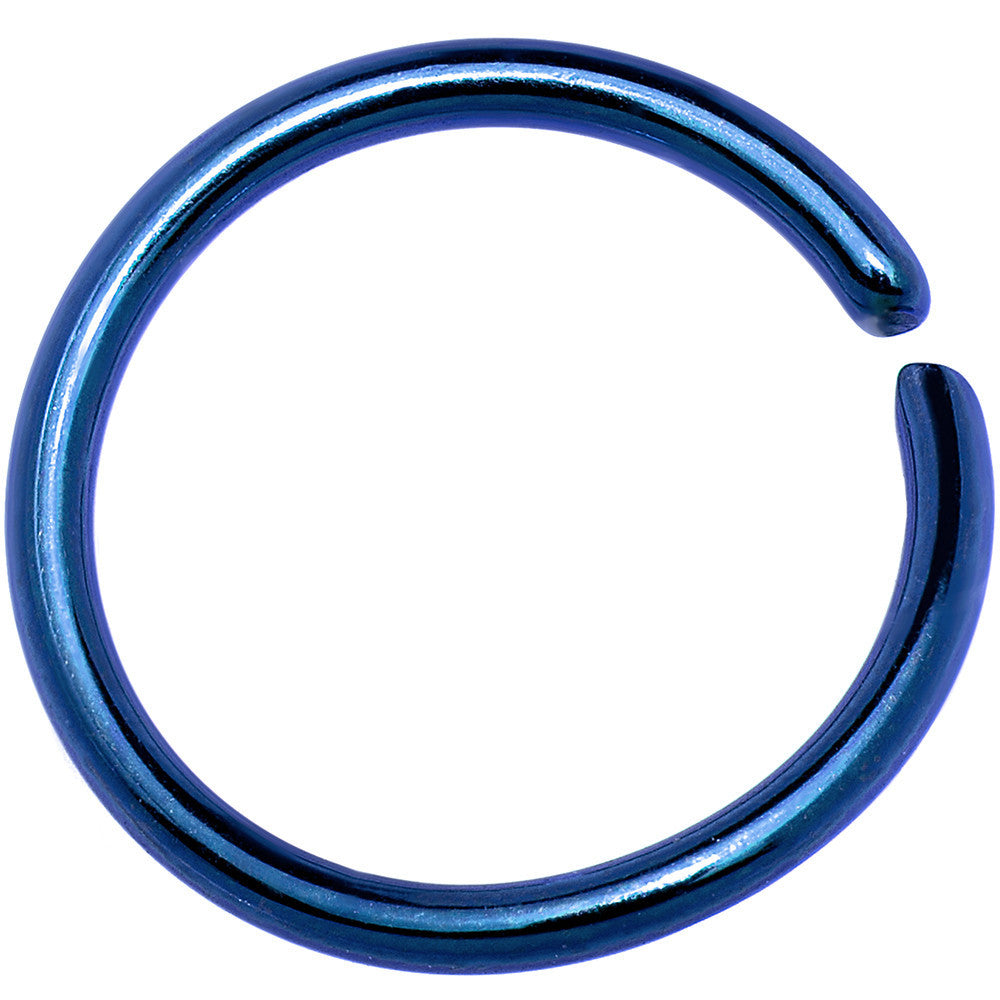16 Gauge 3/8 Blue Anodized Annealed Steel Seamless Circular Ring