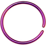 20 Gauge 3/8 Purple Anodized Annealed Steel Seamless Circular Ring